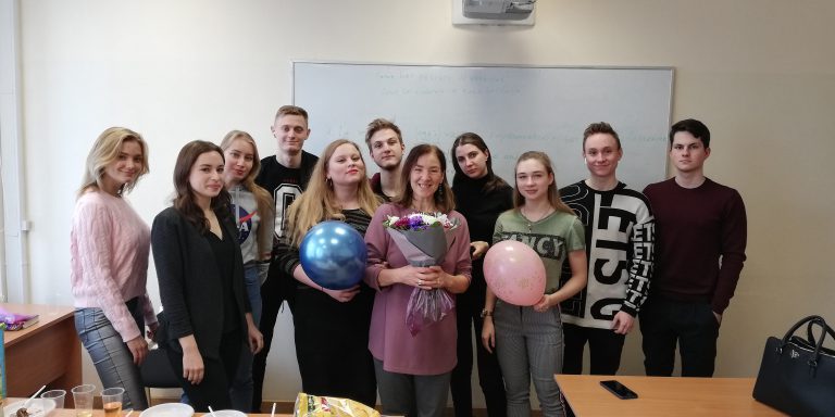Con i miei fantastici studenti del primo corso
